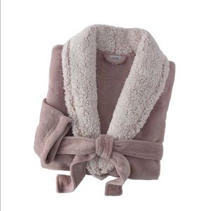 Size S/M plush bath robe, in bag, brand new!